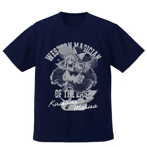 霧雨魔理沙 ドライTシャツ illust：えれっと／NAVY